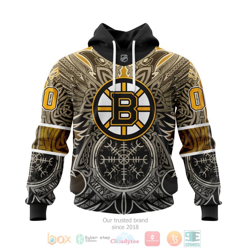 Personalized_NHL_Boston_Bruins_Norse_Viking_Symbols_3D_shirt_hoodie