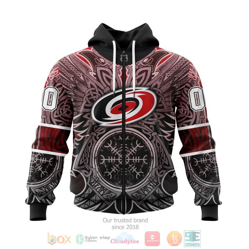 Personalized_NHL_Carolina_Hurricanes_Norse_Viking_Symbols_3D_shirt_hoodie_1