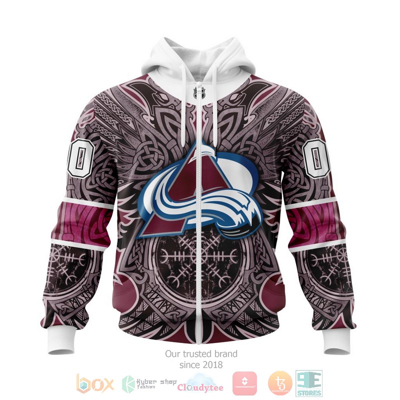 Personalized_NHL_Colorado_Avalanche_Norse_Viking_Symbols_3D_shirt_hoodie_1