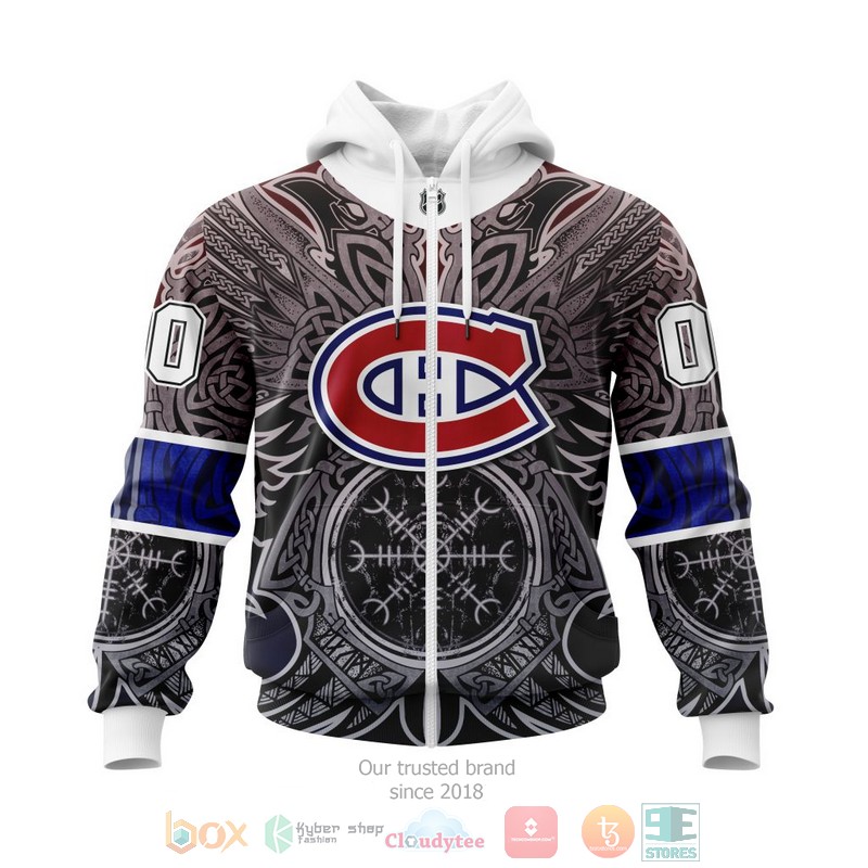 Personalized_NHL_Montreal_Canadiens_Norse_Viking_Symbols_3D_shirt_hoodie_1