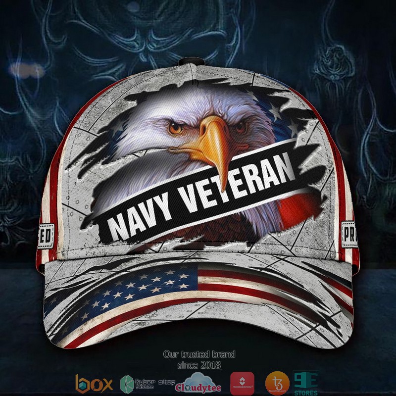 Personalized_Navy_Veteran_Eagle_American_flag_Cap
