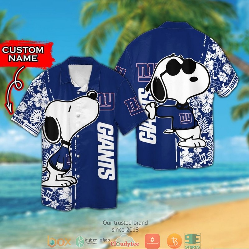 Personalized_New_York_Giants_Snoopy_Hawaiian_Shirt_short