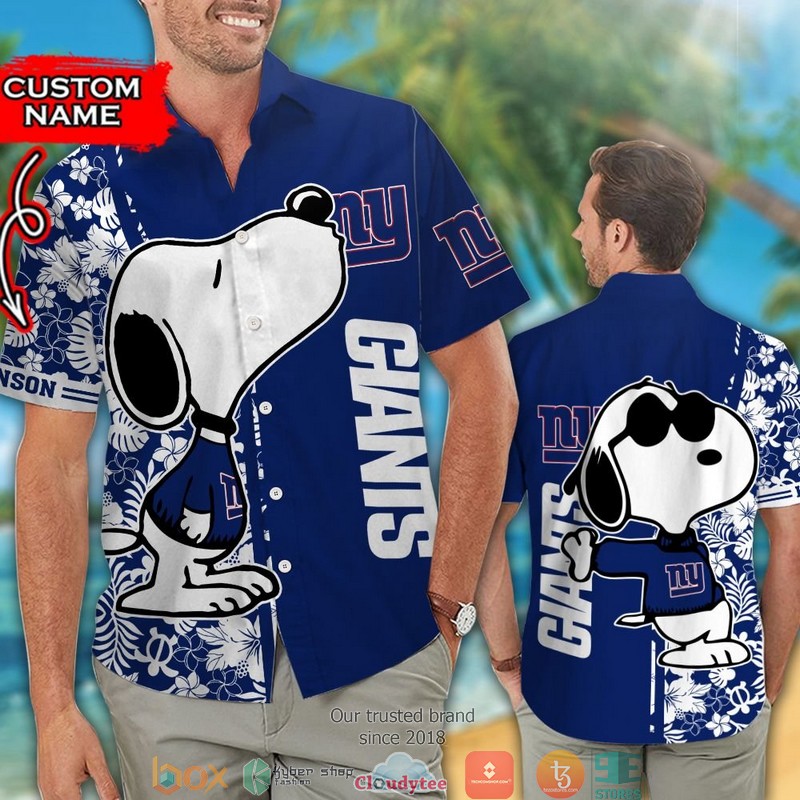 Personalized_New_York_Giants_Snoopy_Hawaiian_Shirt_short_1