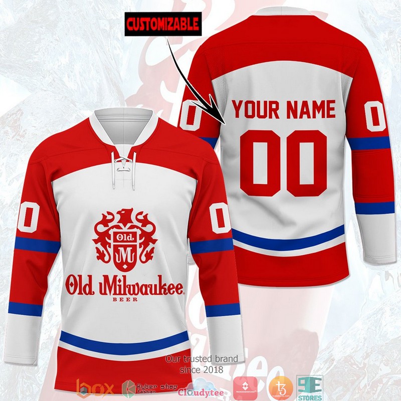Personalized_Old_Milwaukee_Beer_Hockey_Jersey_Shirt