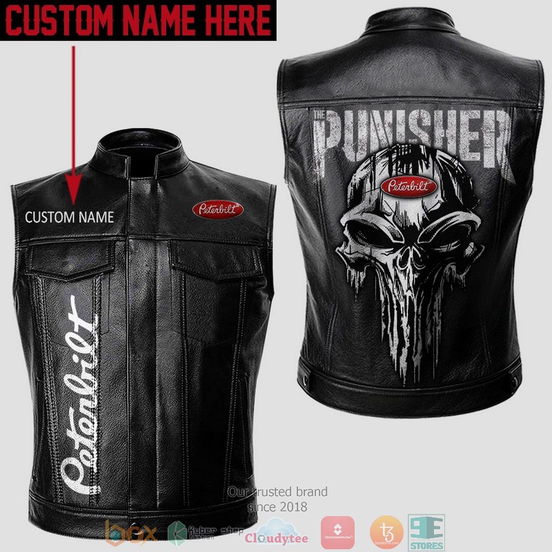 Personalized_Peterbilt_Punisher_Skull_Vest_Leather_Jacket