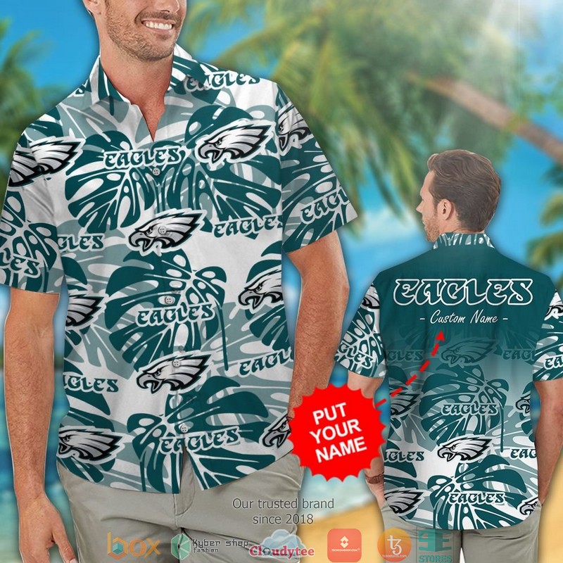 Personalized_Philadelphia_Eagles_Monstera_deliciosa_Hawaiian_Shirt_short_1