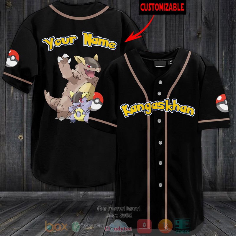Personalized_Pokemon_Kangaskhan_custom_Baseball_Jersey