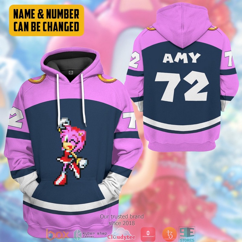 Personalized_STH_Amy_Rose_3D_Shirt_Hoodie