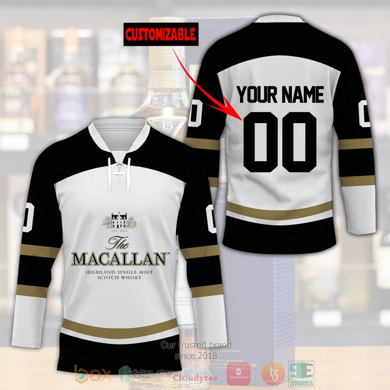 Personalized_The_Macallan_Highland_Single_Malt_Scotch_Whisky_custom_Hockey_Jersey
