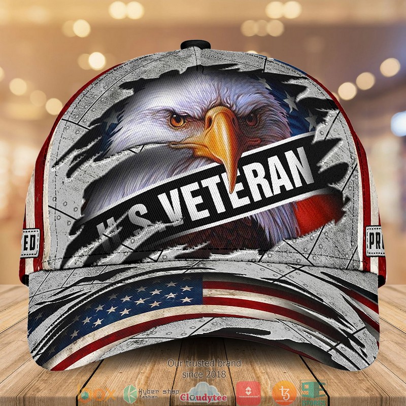 Personalized_US_Veteran_Eagle_American_flag_Cap_1