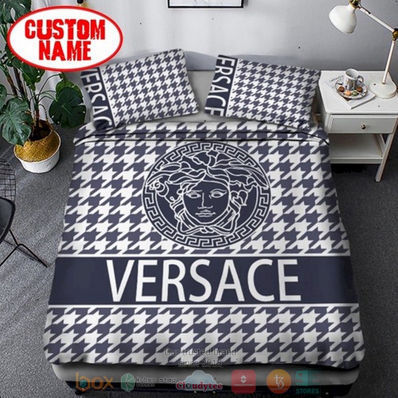 Personalized_Versace_Luxury_brand_custom_navy_Bedding_Set