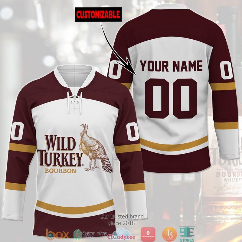 Personalized_Wild_Turkey_Bourbon_Jersey_Hockey_Shirt