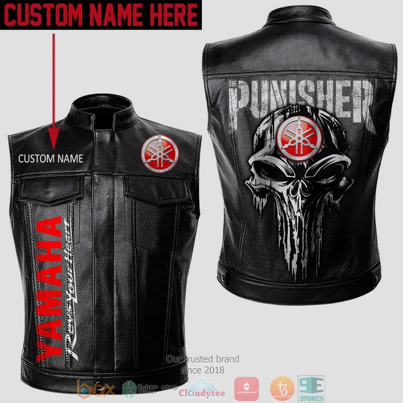 Personalized_Yamaha_Punisher_Skull_Vest_Leather_Jacket
