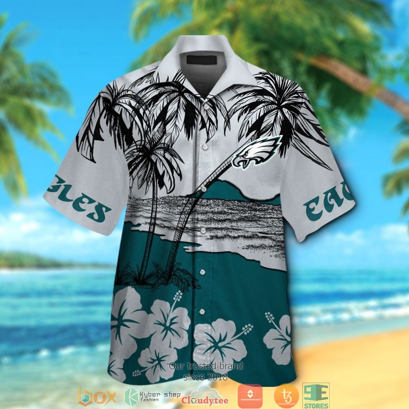 Philadelphia_Eagles_Coconut_island_Hibiscus_Hawaiian_Shirt_short