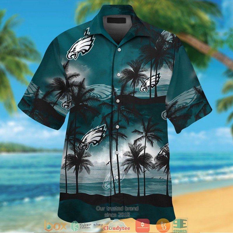 Philadelphia_Eagles_Coconut_island_Ocean_Hawaiian_Shirt_short