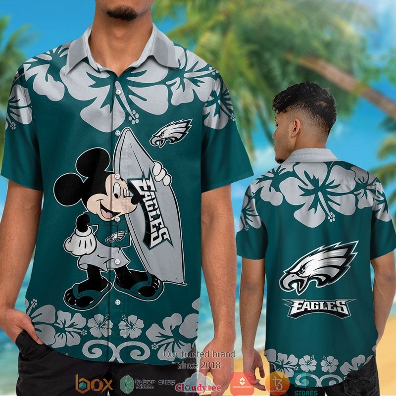 Philadelphia_Eagles_Mickey_Mouse_Hawaiian_Shirt_short_1