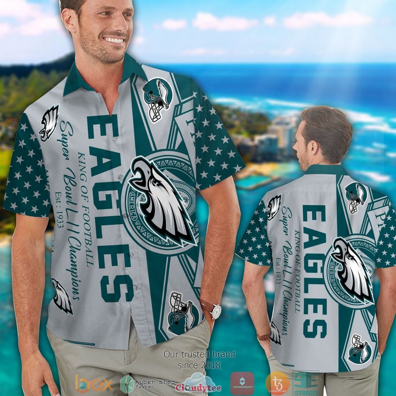 Philadelphia_Eagles_king_of_football_Hawaiian_Shirt