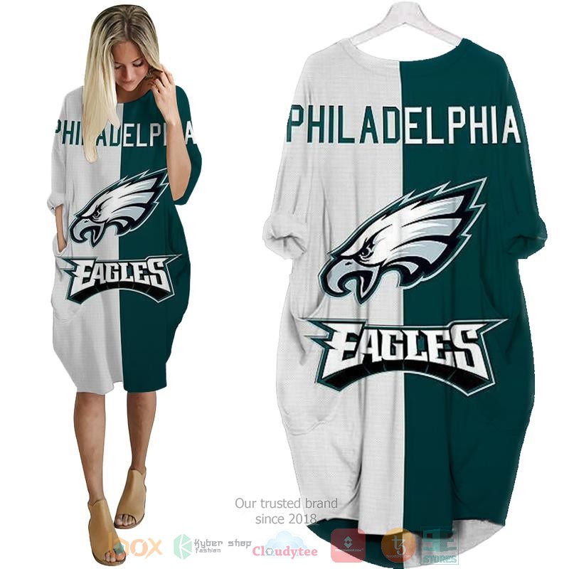 Philadelphia_Eagles_logo_NFL_green_white_Pocket_Dress