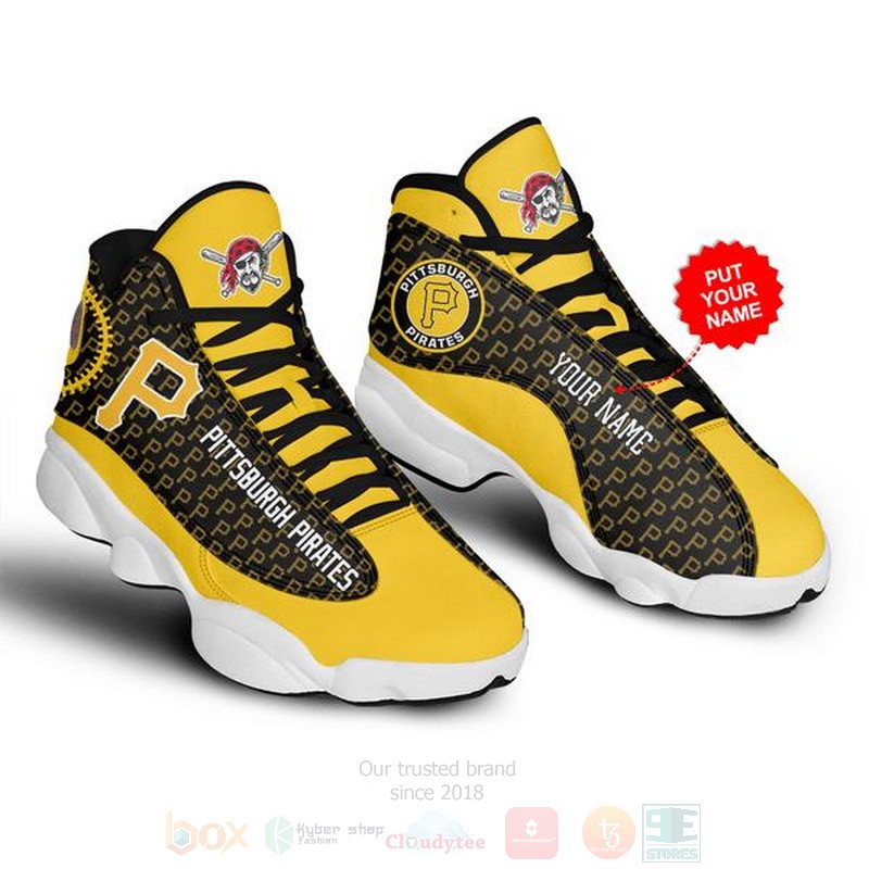 Pittsburgh_Pirates_MLB_Custom_Name_Air_Jordan_13_Shoes