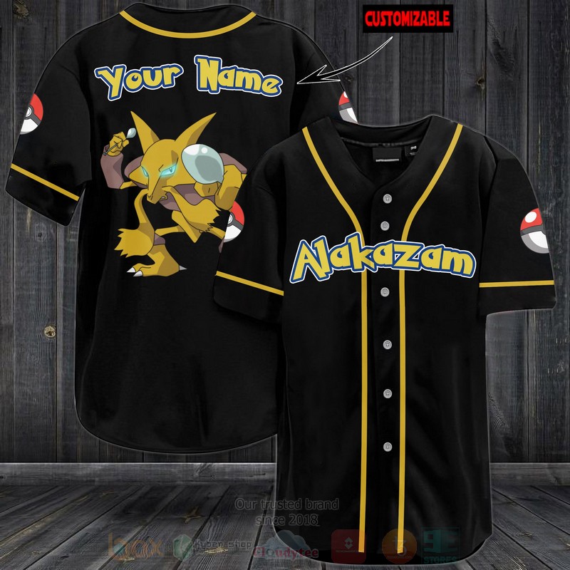 Pokemon_Alakazam_Personalized_Baseball_Jersey