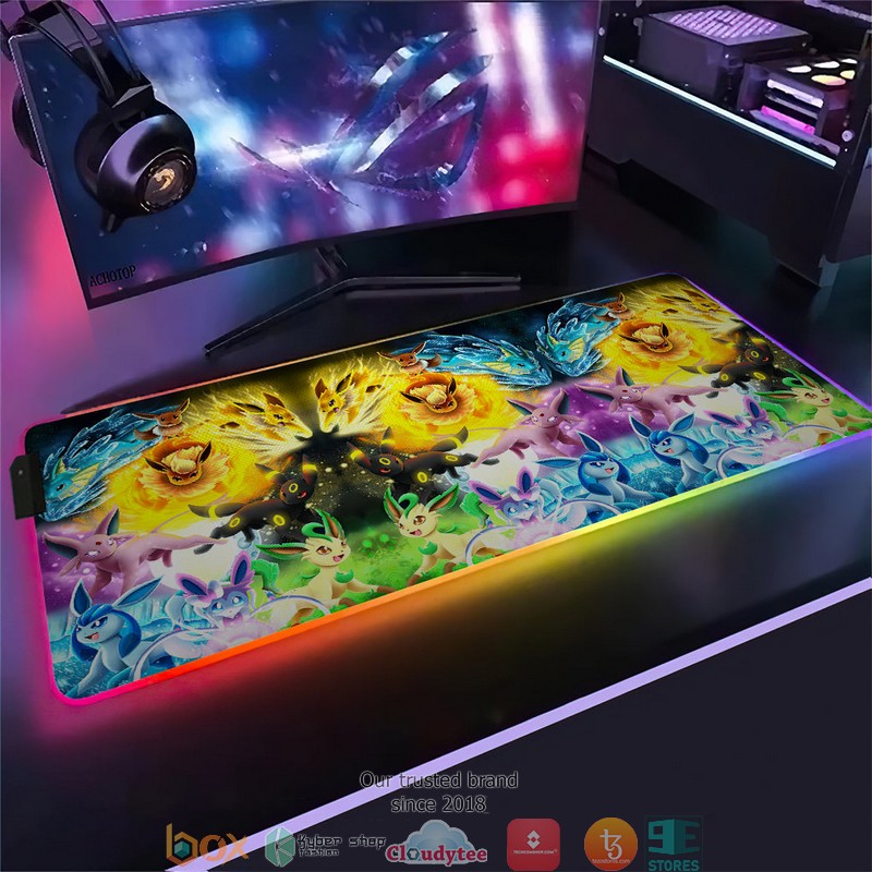 Pokemon_Eevee_Colorful_Led_Mousepad