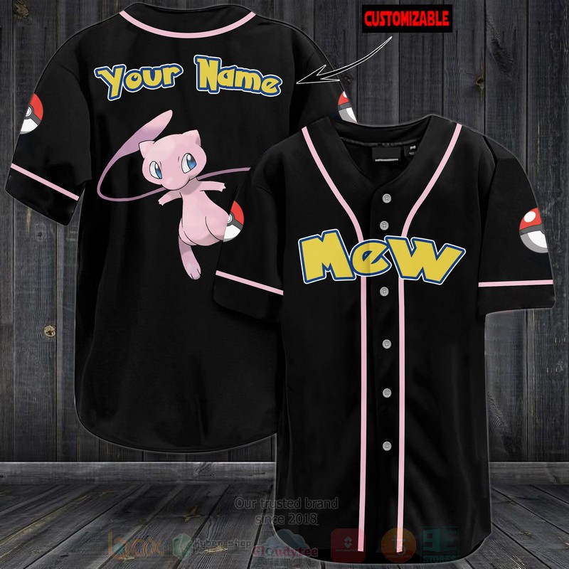 Pokemon_Mew_Personalized_Baseball_Jersey