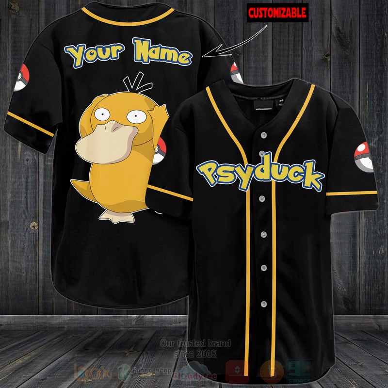 Pokemon_Psyduck_Personalized_Baseball_Jersey