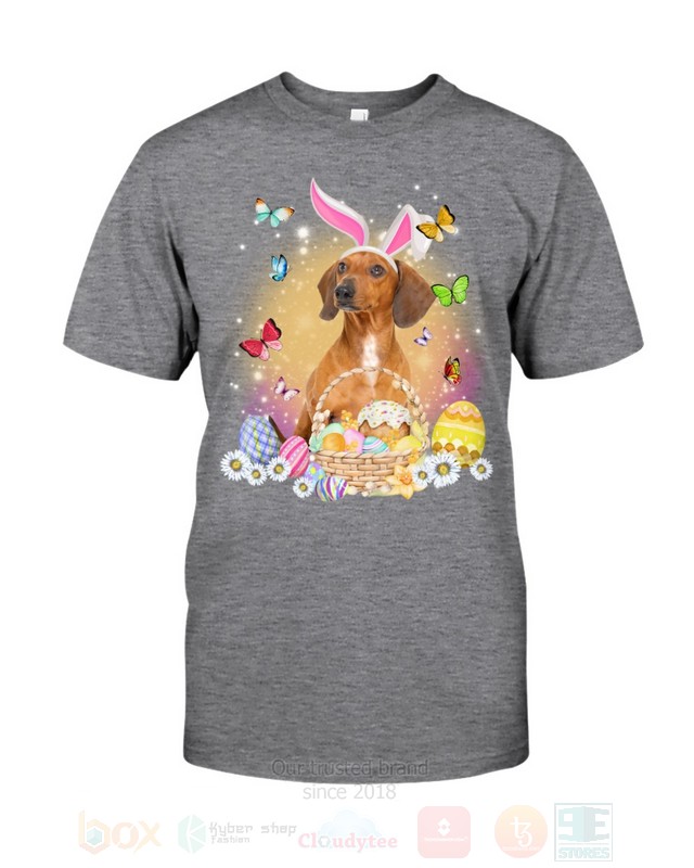Red_Dachshund_Easter_Bunny-Butterfly_2D_Hoodie_Shirt