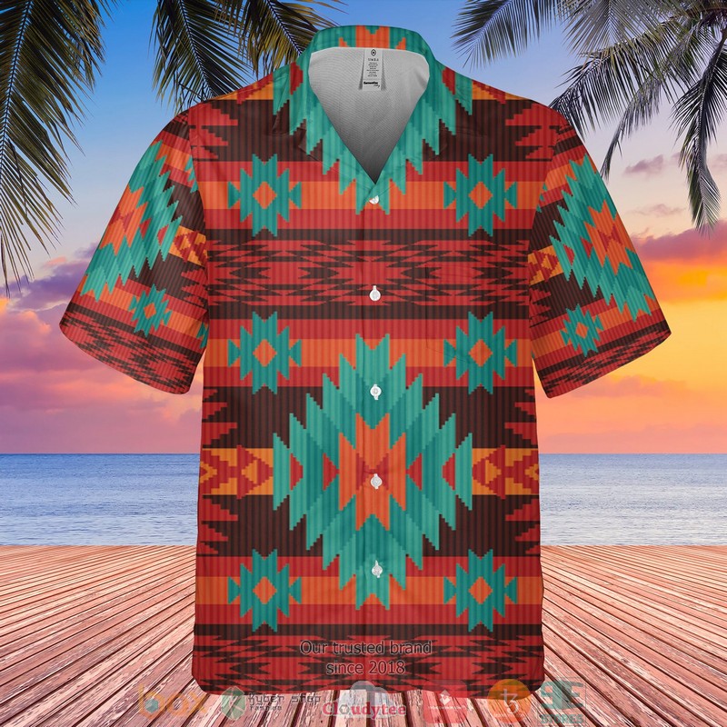 Red_Geometric_Pattern_Hawaiian_Shirt