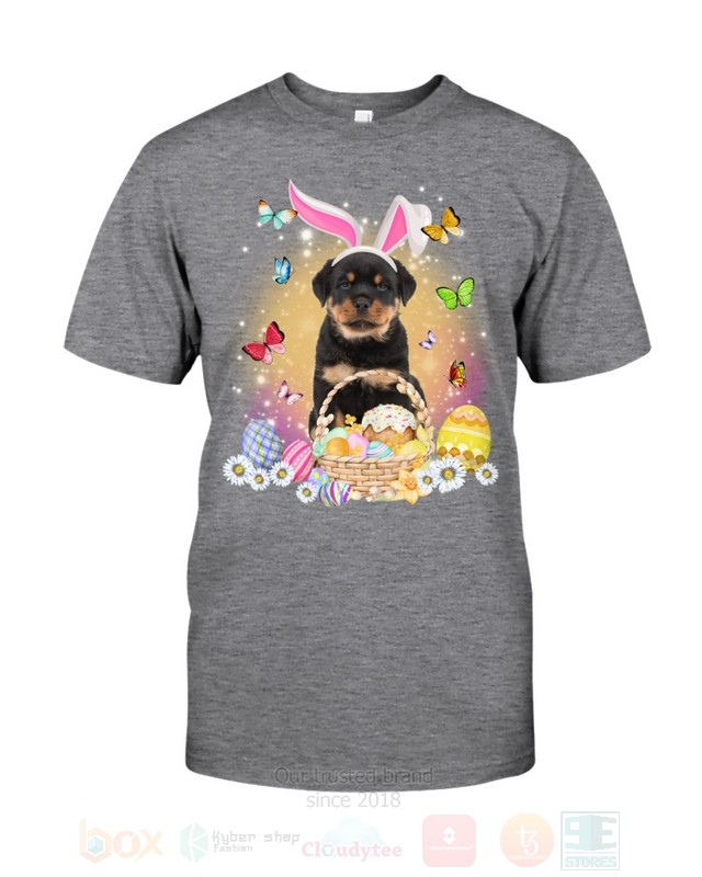 Rottweiler_Easter_Bunny-Butterfly_2D_Hoodie_Shirt