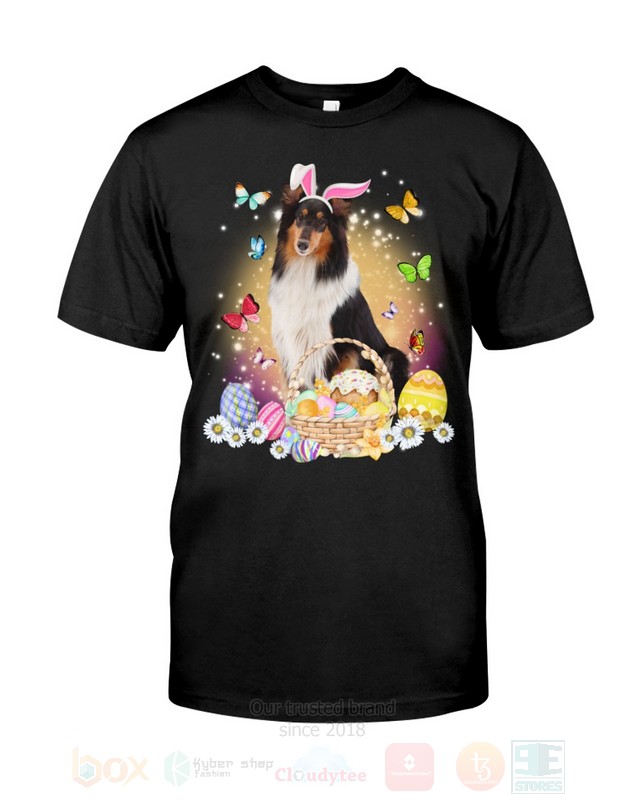 Rough_Collie_Easter_Bunny-Butterfly_2D_Hoodie_Shirt