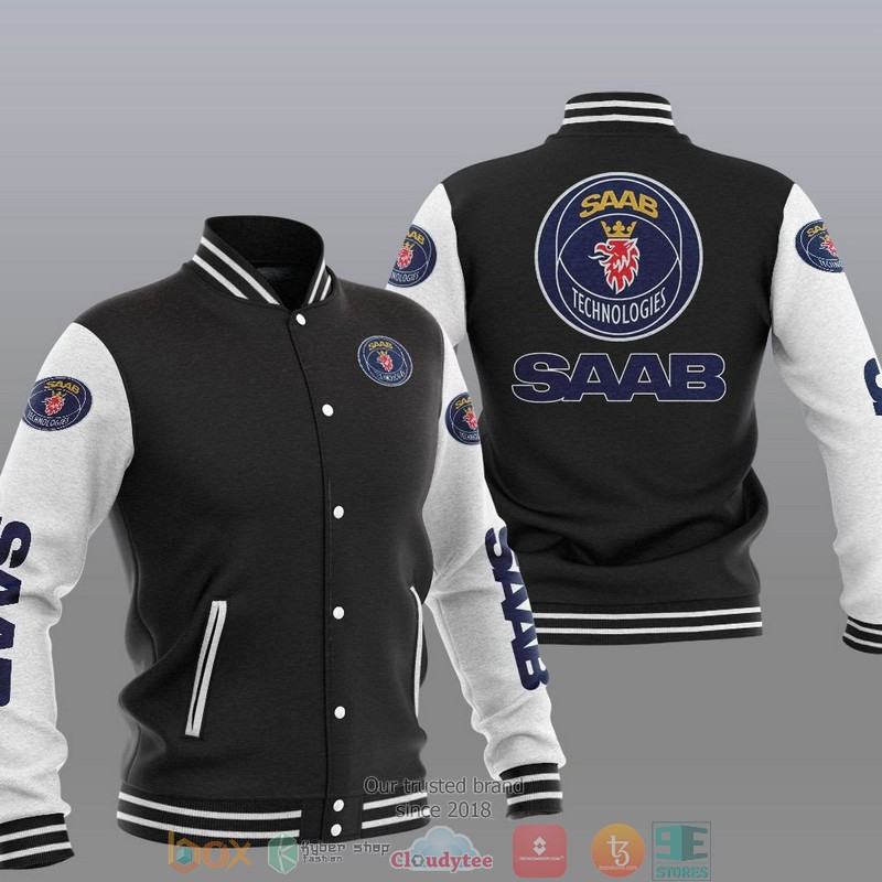 Saab_Automobile_Car_Brand_Baseball_Jacket