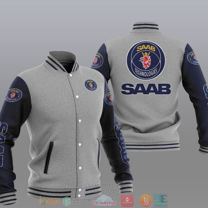 Saab_Automobile_Car_Brand_Baseball_Jacket_1