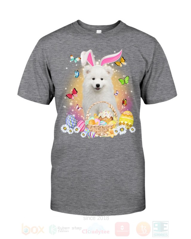 Samoyed_Easter_Bunny-Butterfly_2D_Hoodie_Shirt