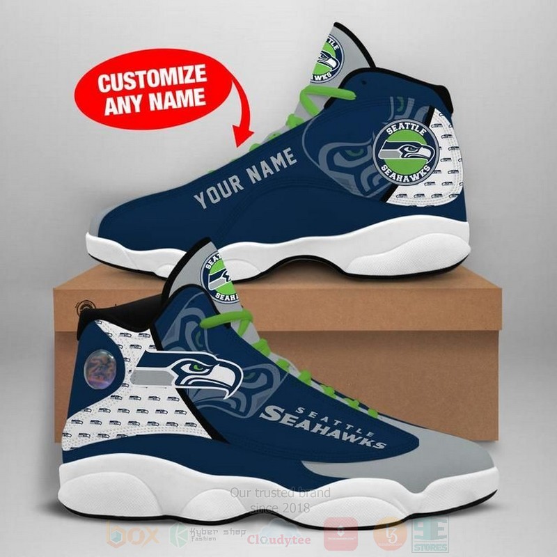 Seattle_Seahawks_NFL_Football_Team_Custom_Name_Air_Jordan_13_Shoes