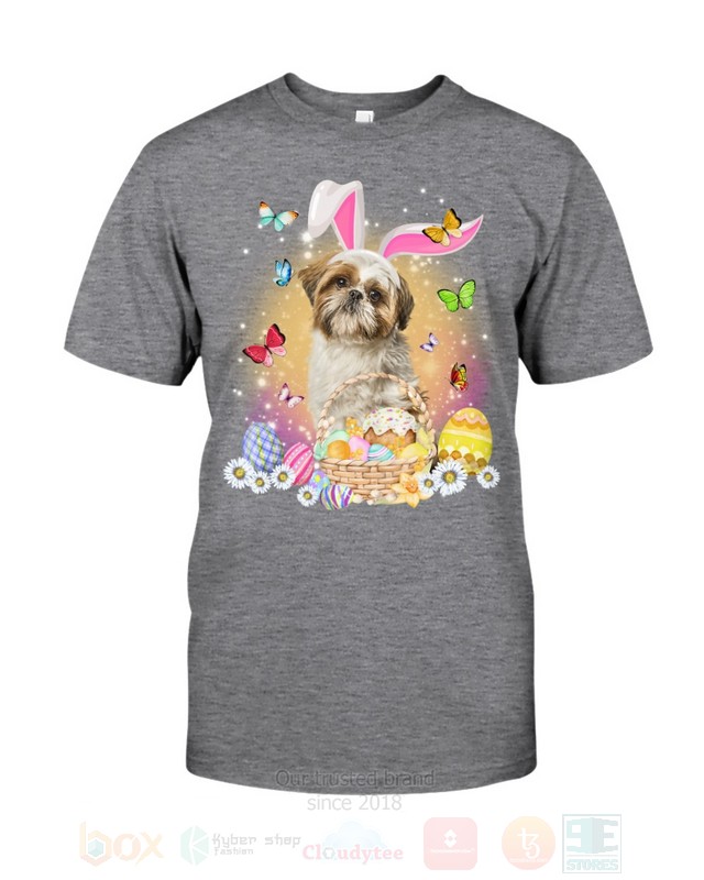 Shih_Tzu_Dog_Easter_Bunny-Butterfly_2D_Hoodie_Shirt