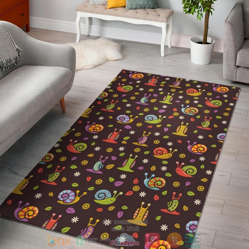 Snail_pattern_brown_Rug_Carpet