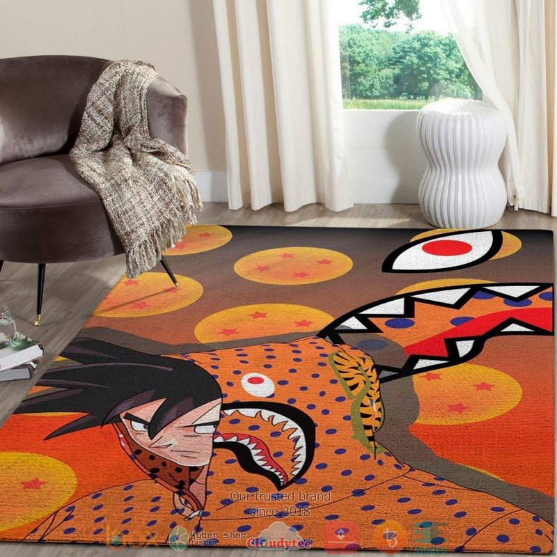 Son_Goku_Dragon_ball_orange_Rug_Carpet