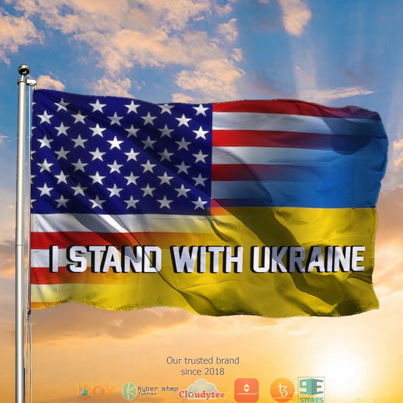 Stand_With_Ukraine_And_American_Flag