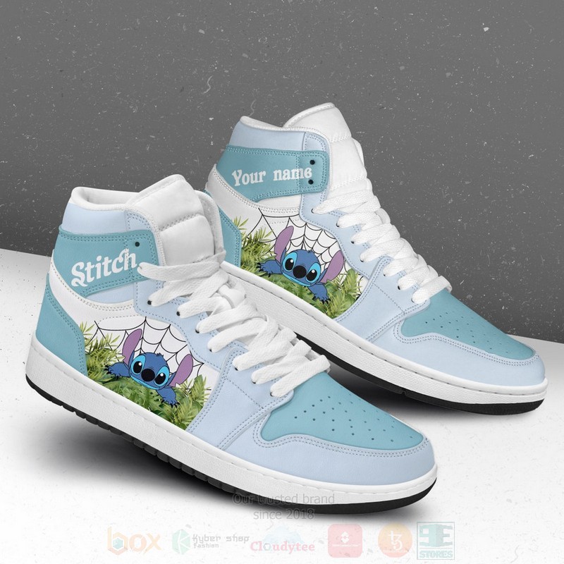 Stitch_Custom_Name_Air_Jordan_1_High_Top_Shoes