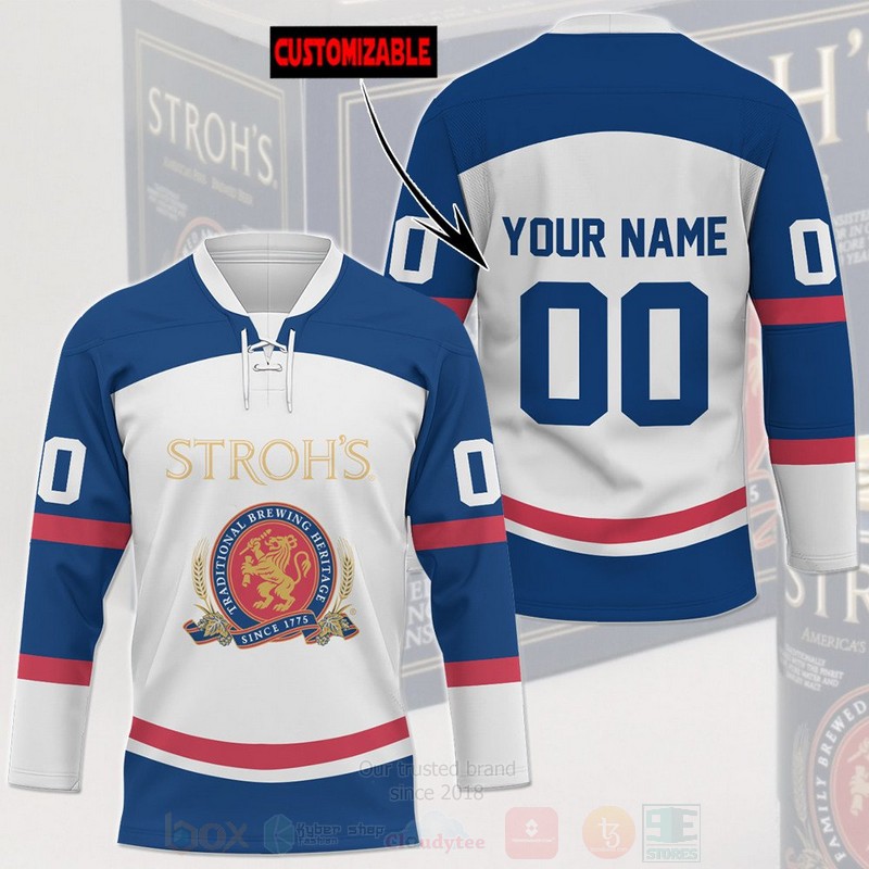 Stroh_Brewery_Company_Personalized_Hockey_Jersey_Shirt
