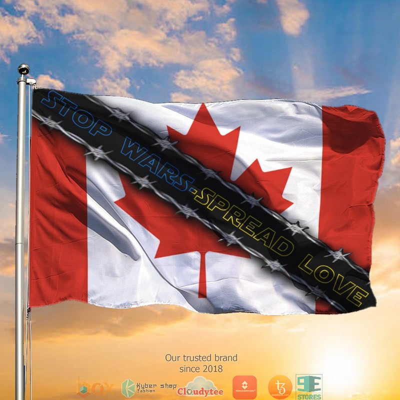 Support_For_Ukraine_Canada_Stop_Wars_Spread_Love_Canadian_Flag