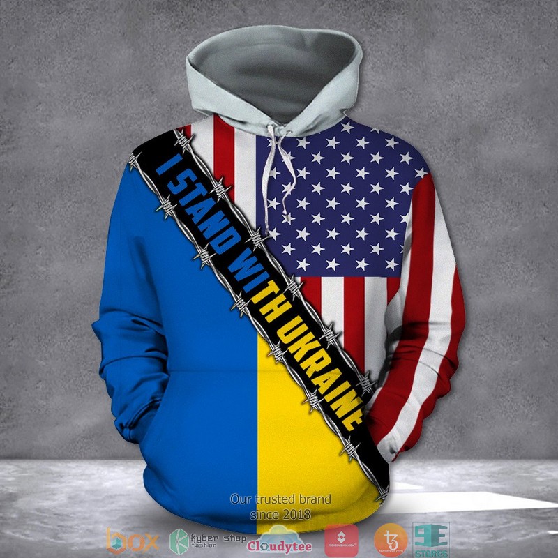 Support_I_Stand_With_Ukraine_American_Ukraine_Flag_3d_Hoodie