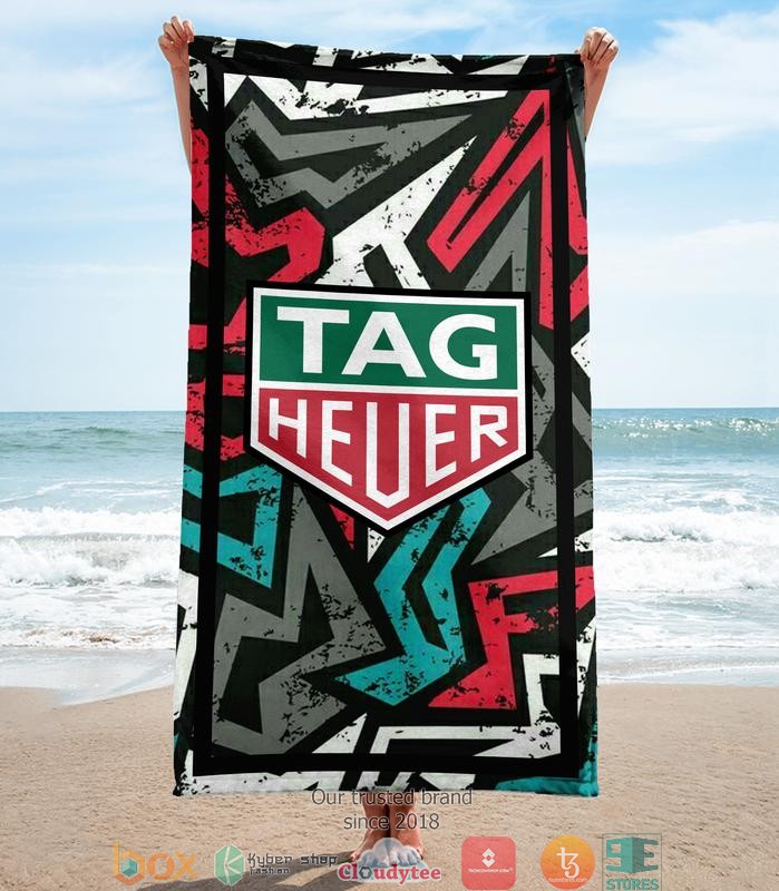 TAG_Heuer_multicoler_Beach_Towel