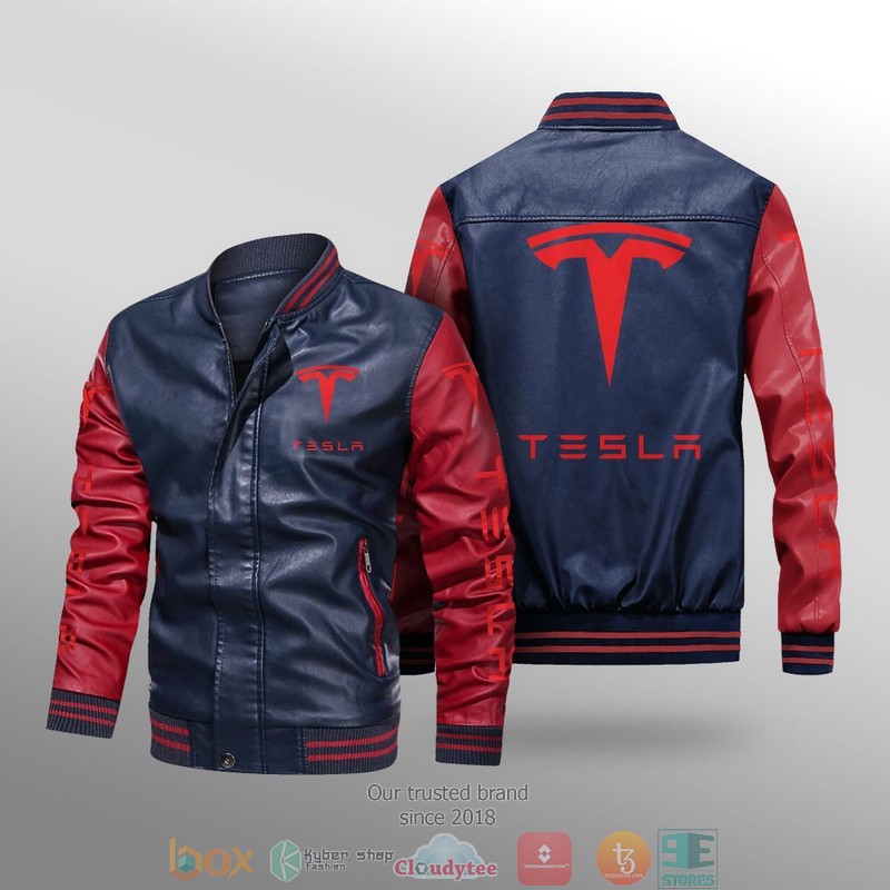 Tesla_Car_Brand_Leather_Bomber_Jacket_1