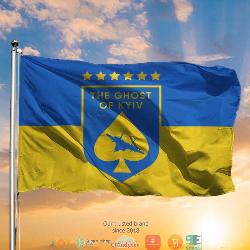 The_Ghost_Of_Kyiv_Stand_With_Ukraine_Flag