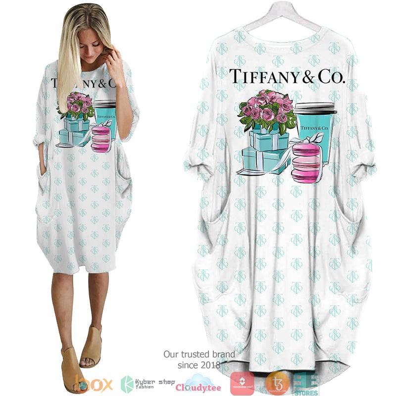 Tiffany__Co_Flower_blue_Batwing_Pocket_Dress