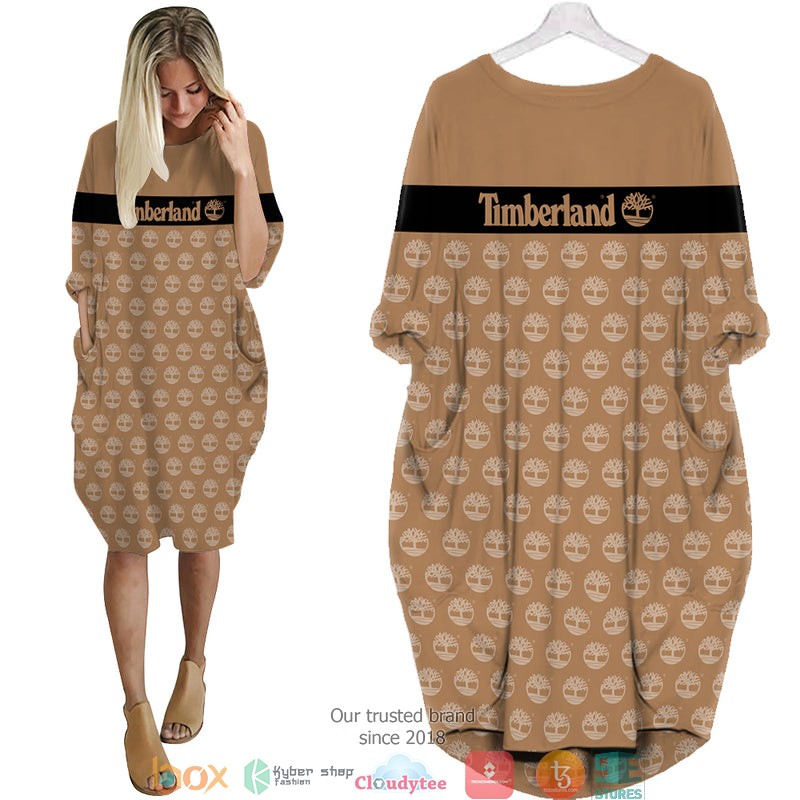 Timberland_Brown_Batwing_Pocket_Dress