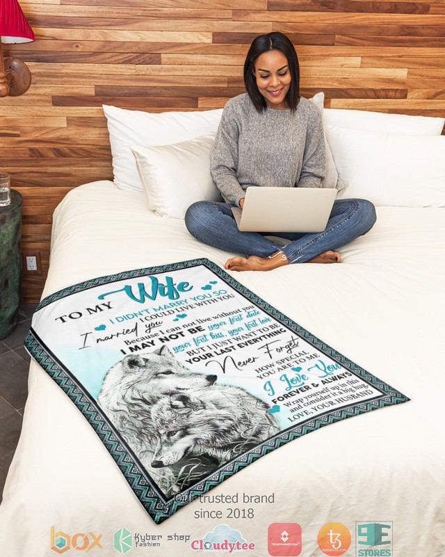 To_My_Wife_never_forget_how_special_you_are_to_me_Wofl_blanket