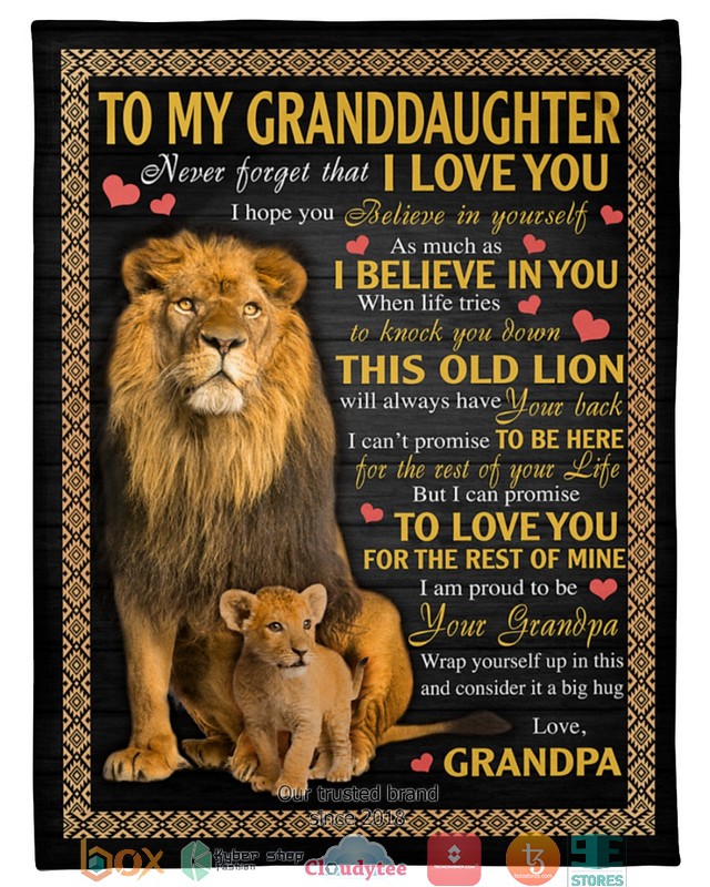 To_My_granddaughter_never_forget_that_I_love_you_Lion_Blanket_1